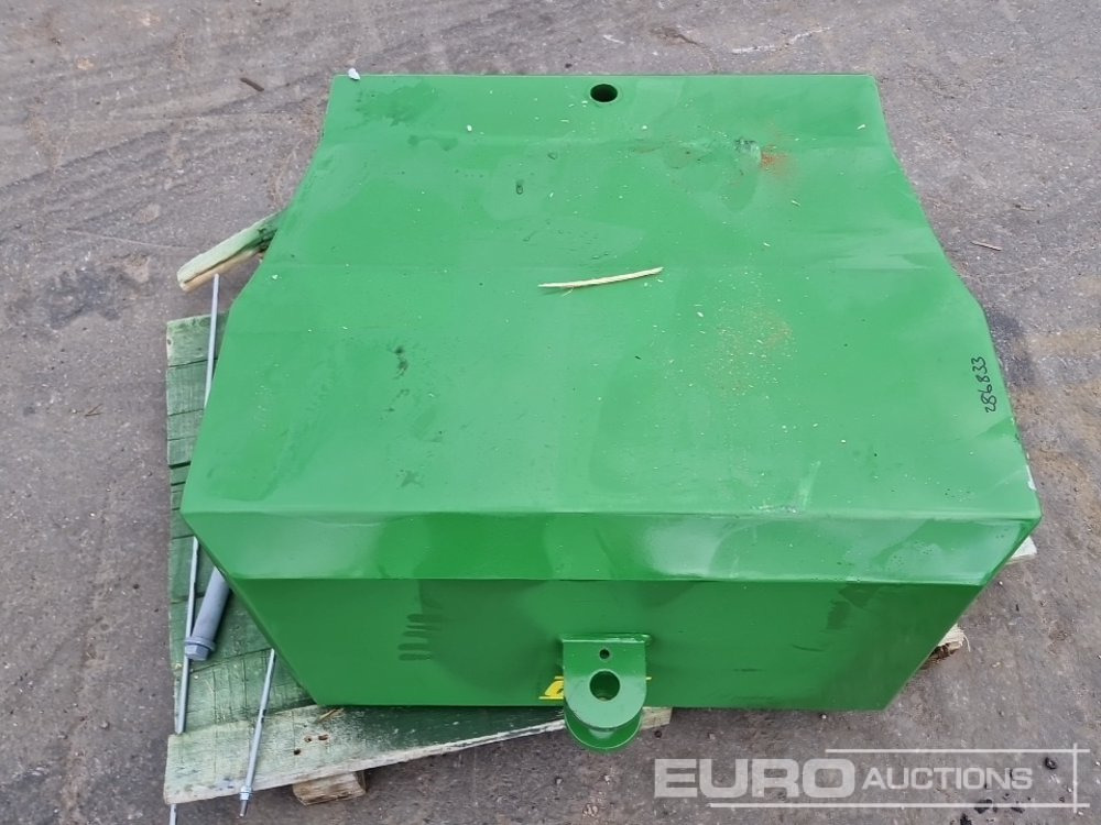 Unused 2025 John Deere 600kg Front Weights to suit John Deere Tractors, Metal Case with Towing Eye (Green) - Põllutööseade: pilt 5 Unused 2025 John Deere 600kg Front Weights to suit John Deere Tractors, Metal Case with Towing Eye (Green) - Põllutööseade: pilt 5