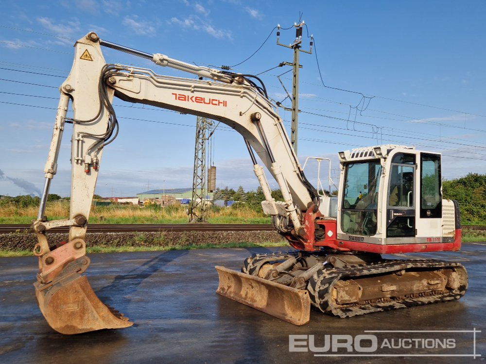 Takeuchi TB1140 - Lintekskavaator: pilt 1 Takeuchi TB1140 - Lintekskavaator: pilt 1