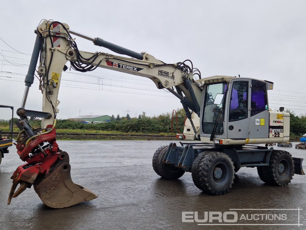 Terex TW160SR - Ratastel ekskavaator: pilt 1 Terex TW160SR - Ratastel ekskavaator: pilt 1