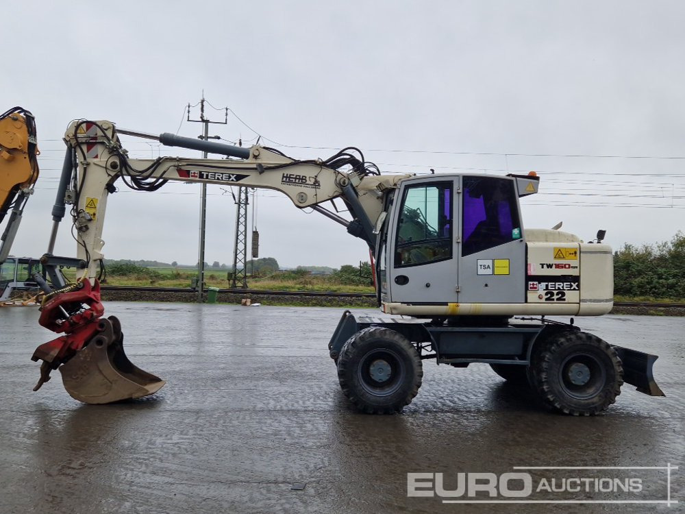 Terex TW160SR - Ratastel ekskavaator: pilt 2 Terex TW160SR - Ratastel ekskavaator: pilt 2