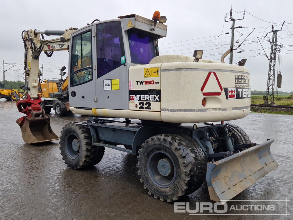 Terex TW160SR - Ratastel ekskavaator: pilt 3 Terex TW160SR - Ratastel ekskavaator: pilt 3