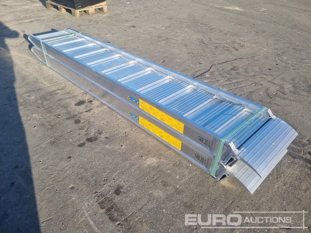 Unused 148.30L Aluminium Loading Rampes (2 of) 9000kg Capacity, 3000mm Length - Laadimisramp: pilt 2 Unused 148.30L Aluminium Loading Rampes (2 of) 9000kg Capacity, 3000mm Length - Laadimisramp: pilt 2