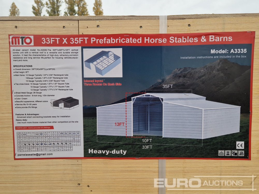 Unused 2025 MTO A3335 - Ehitusmahuti: pilt 3 Unused 2025 MTO A3335 - Ehitusmahuti: pilt 3