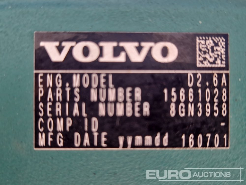 Mootor Volvo D2.6A 4 Cylinder Diesel Engine to suit Volvo EC50D: pilt 10 Mootor Volvo D2.6A 4 Cylinder Diesel Engine to suit Volvo EC50D: pilt 10