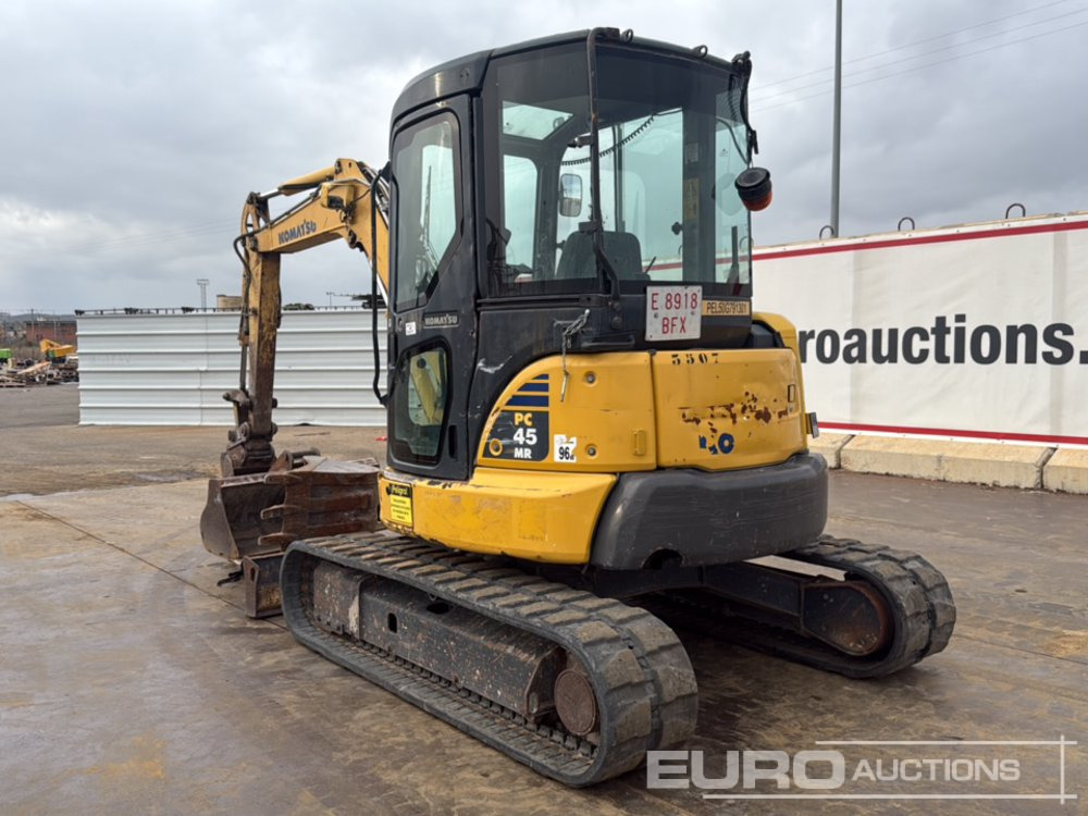 2010 Komatsu PC45MR-3 - Miniekskavaator: pilt 3 2010 Komatsu PC45MR-3 - Miniekskavaator: pilt 3