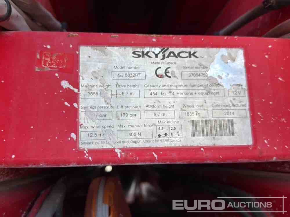 Platvorm 2014 SkyJack SJ6832RT: pilt 24