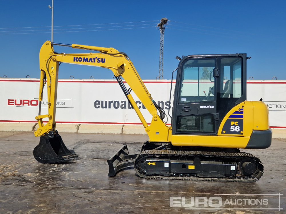 Komatsu PC56-7 - Miniekskavaator: pilt 2 Komatsu PC56-7 - Miniekskavaator: pilt 2