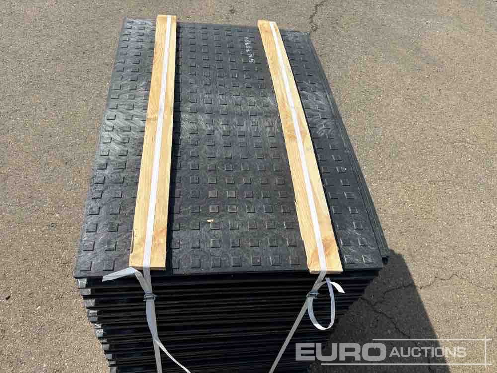 Ehitusseade Pallet of Plastic Connectable Road Plates, 1200x800x28mm, 22kg per Plate (35 of): pilt 7