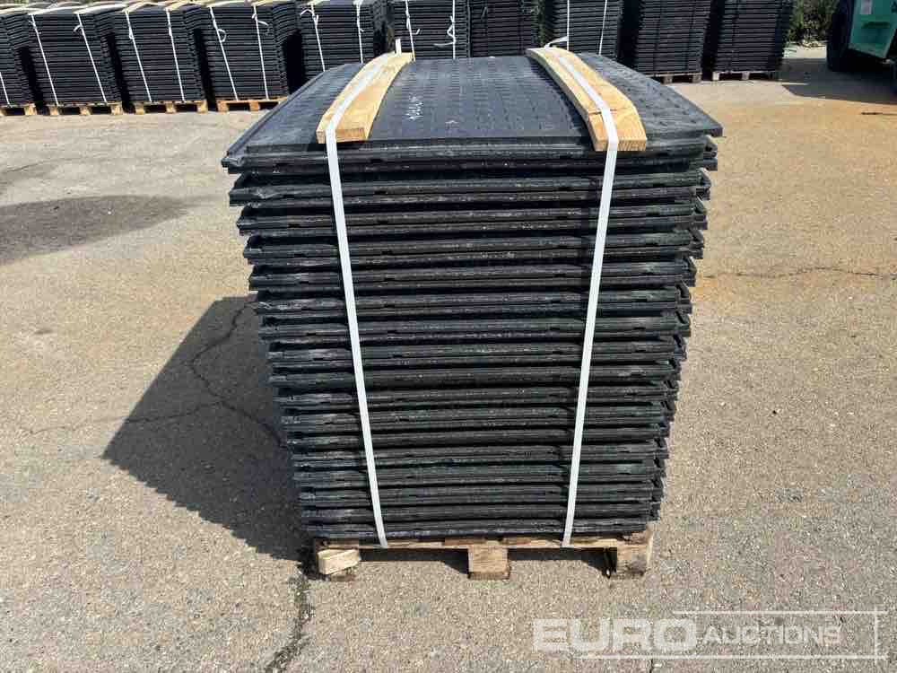 Pallet of Plastic Connectable Road Plates, 1200x800x28mm, 22kg per Plate (35 of) Moved to OCT 25 - Ehitusseade: pilt 4 Pallet of Plastic Connectable Road Plates, 1200x800x28mm, 22kg per Plate (35 of) Moved to OCT 25 - Ehitusseade: pilt 4