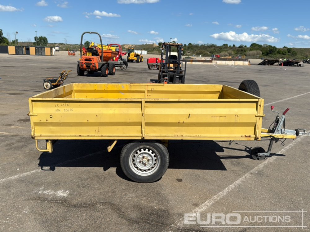 Auto järelhaagis Single Axle 1000Kg  Trailer Length 2.50 m / Width 1.67 m: pilt 6