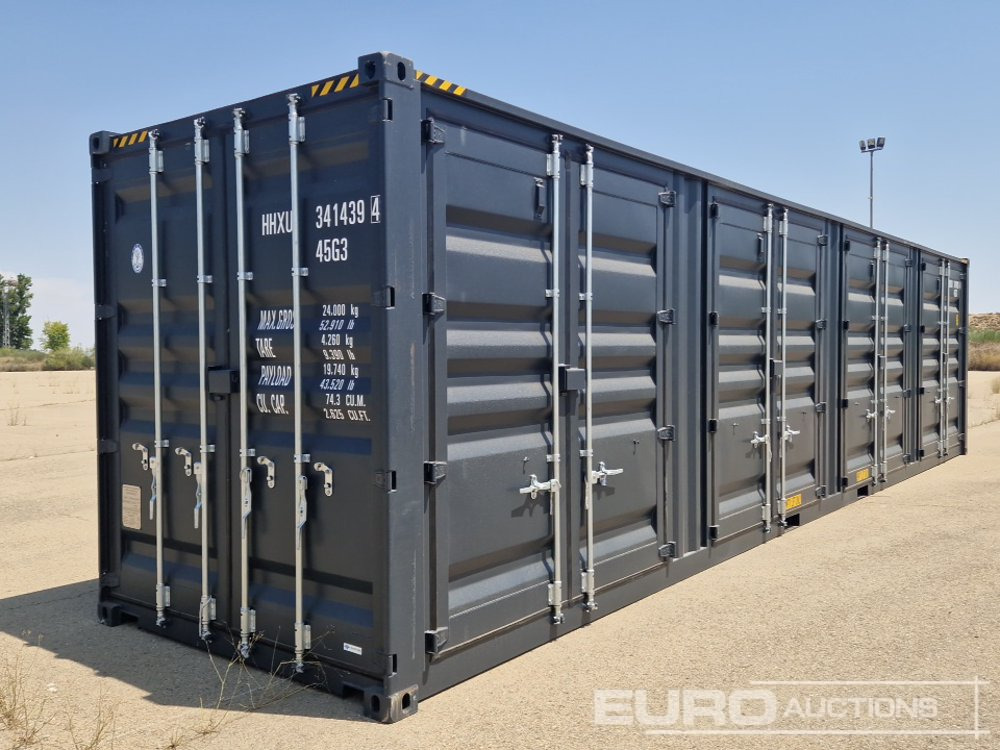 Unused 2025 40' HC Container, One Side Multi-Door, 4 Doors - Merekonteiner: pilt 2 Unused 2025 40' HC Container, One Side Multi-Door, 4 Doors - Merekonteiner: pilt 2