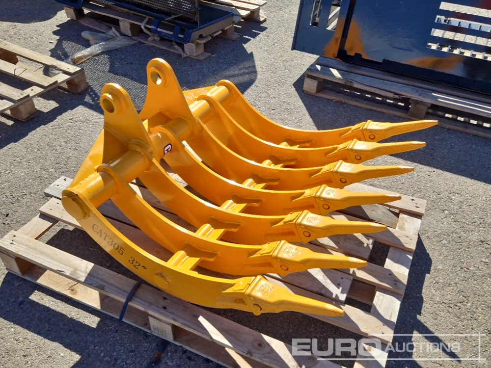 Unused 2025 Captok 32" Rake With Teeth to suit CAT 305 Excavator / Rastrillo para Excavadora CAT 305 - Kopp: pilt 1 Unused 2025 Captok 32" Rake With Teeth to suit CAT 305 Excavator / Rastrillo para Excavadora CAT 305 - Kopp: pilt 1
