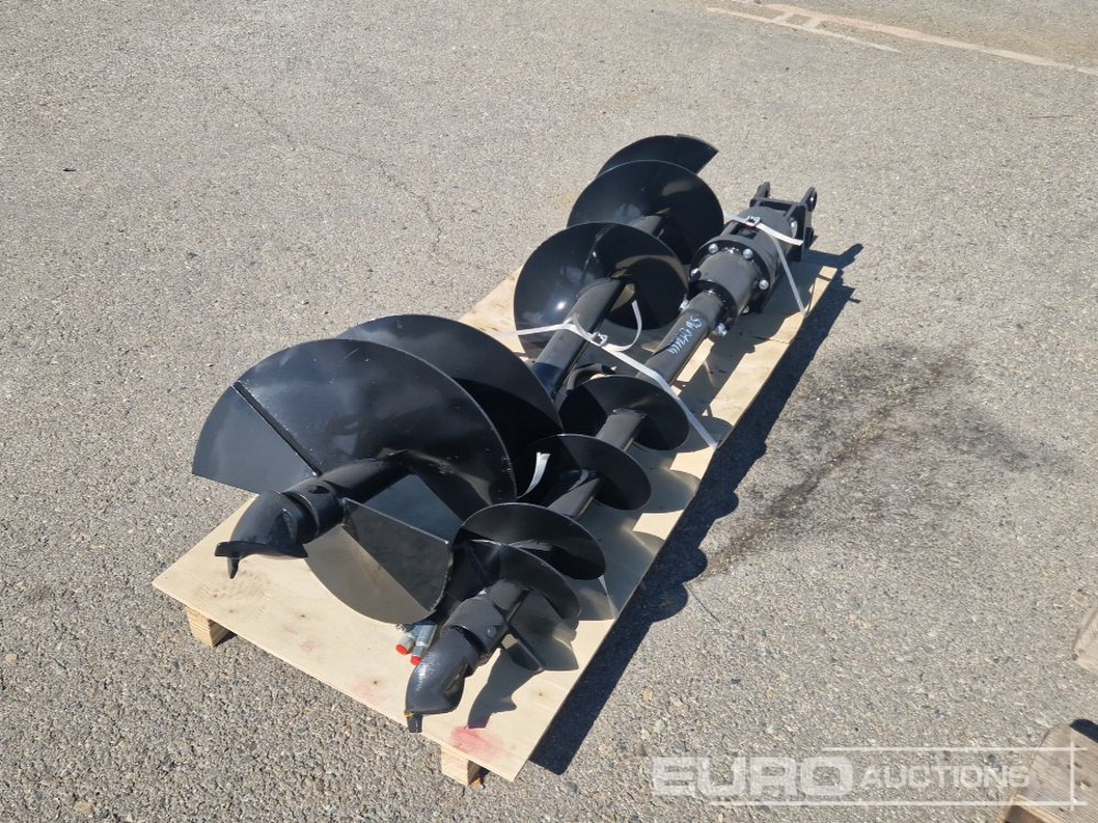 Unused 2025 Captok Auger, Qty  (3 of) Auger 8", With 12"/16" Auger Rod to suit 1-2 Ton Excavator - Puur: pilt 4 Unused 2025 Captok Auger, Qty  (3 of) Auger 8", With 12"/16" Auger Rod to suit 1-2 Ton Excavator - Puur: pilt 4