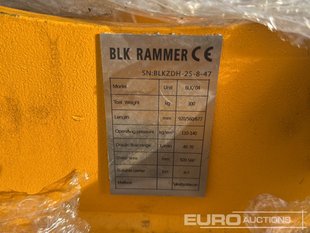 Unused BLK 04 - Hüdrauliline haamer: pilt 5 Unused BLK 04 - Hüdrauliline haamer: pilt 5