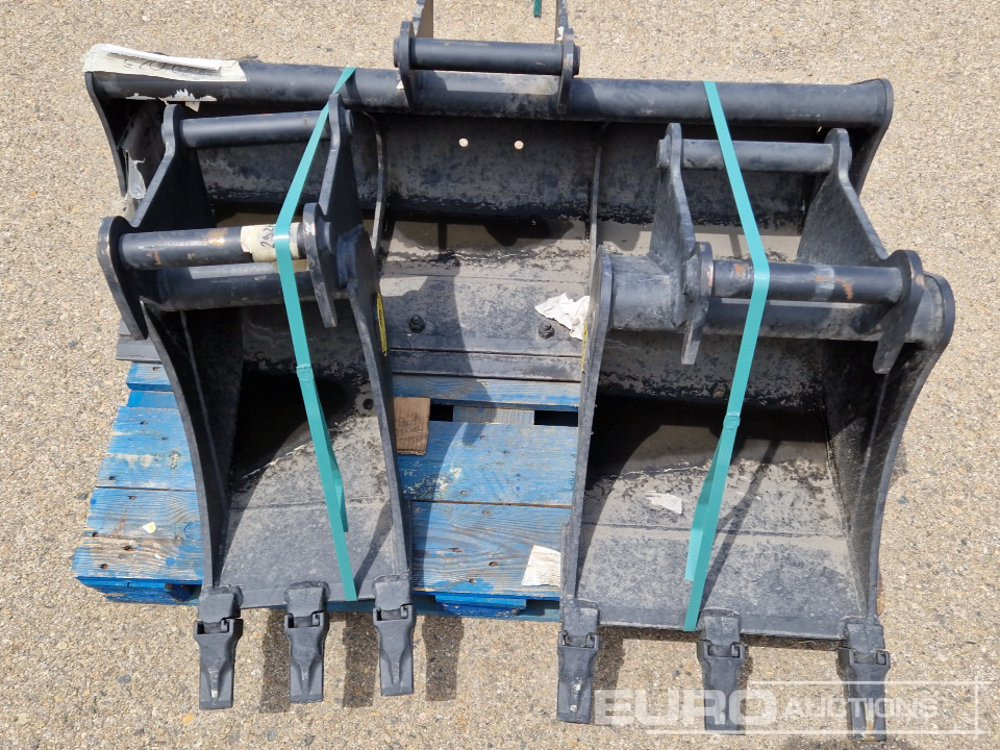 Unused Geith G03R-1200 48" Ditching Bucket, H03-0300 12" Digging Bucket, H03-450 18" Digging Bucket 40mm Pin to suit Mini Excavator / Conjunto Cazos - Kopp: pilt 5 Unused Geith G03R-1200 48" Ditching Bucket, H03-0300 12" Digging Bucket, H03-450 18" Digging Bucket 40mm Pin to suit Mini Excavator / Conjunto Cazos - Kopp: pilt 5