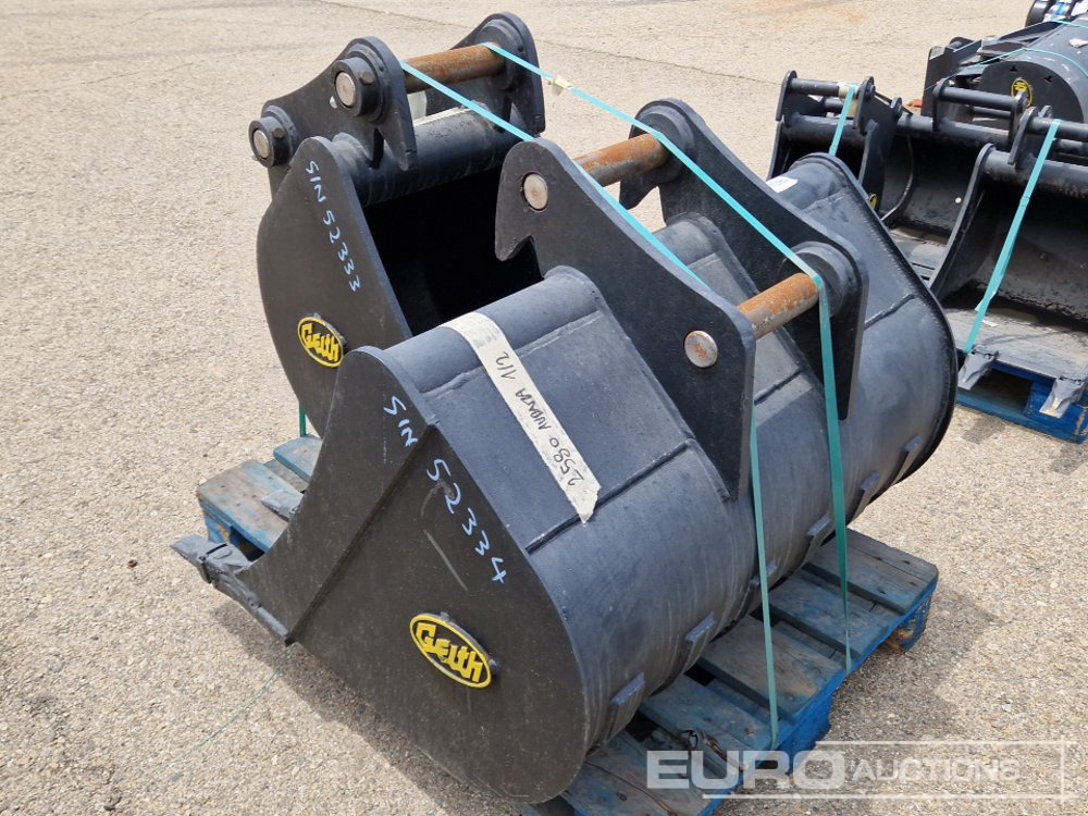 Unused Geith H08-1000 40" Digging Bucket, H08-0450 18" Digging Bucket 50mm Pin to suit Mini Excavator / Conjunto Cazos - Kopp: pilt 4 Unused Geith H08-1000 40" Digging Bucket, H08-0450 18" Digging Bucket 50mm Pin to suit Mini Excavator / Conjunto Cazos - Kopp: pilt 4