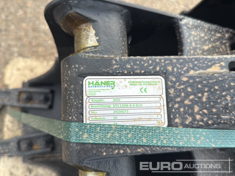 Unused Häner Bucket Package HTL160-Morin-M0 24" (600mm) Tilt Ditch Bucket S/N20250272, Digging Buckets HTL120-Morin-M0 12" (250mm) S/N20250210 and HTL140-Morin-M0 24" (600mm) to suit 1-2,5 ton mini ex - Kopp: pilt 5 Unused Häner Bucket Package HTL160-Morin-M0 24" (600mm) Tilt Ditch Bucket S/N20250272, Digging Buckets HTL120-Morin-M0 12" (250mm) S/N20250210 and HTL140-Morin-M0 24" (600mm) to suit 1-2,5 ton mini ex - Kopp: pilt 5