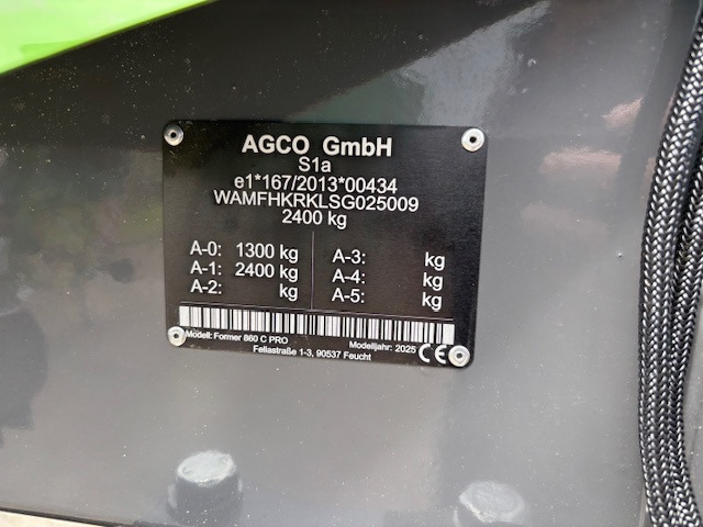 Fendt Former 860 C PRO - Kaarutaja/ Reha: pilt 2 Fendt Former 860 C PRO - Kaarutaja/ Reha: pilt 2