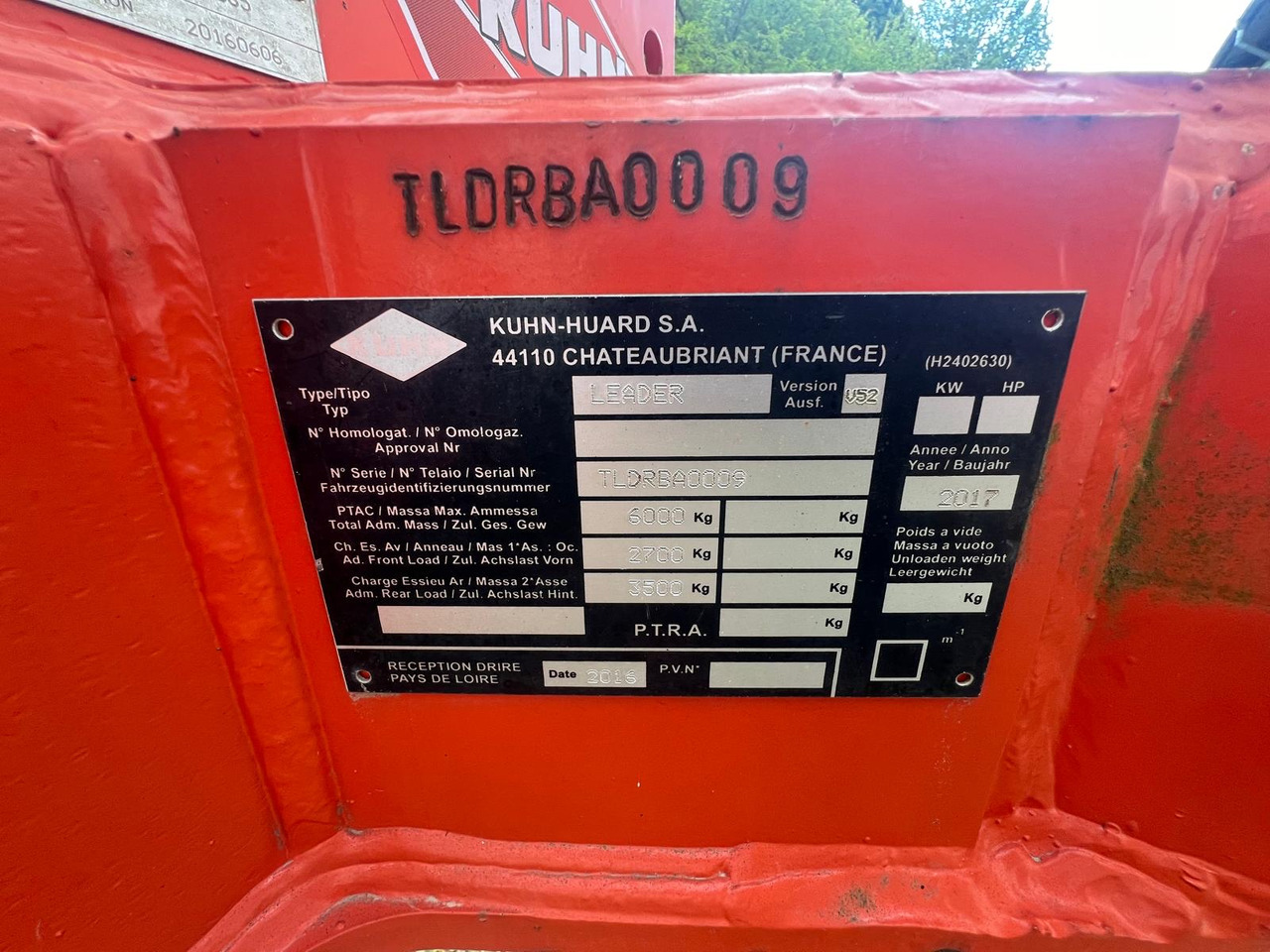 Kuhn Vari - Leader 7 Schar - Ader: pilt 2 Kuhn Vari - Leader 7 Schar - Ader: pilt 2