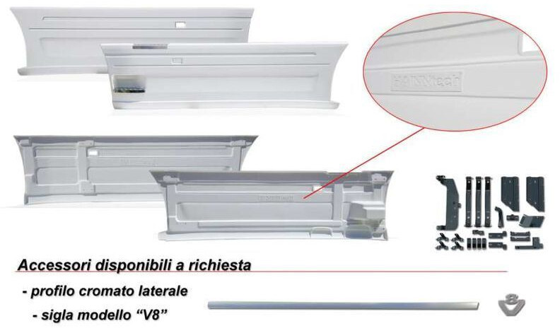 Scania R Serie Sideskirts / Fairings E3 E4 E5 E6 - Aerodünaamika/ Spoiler - Veoauto: pilt 3 Scania R Serie Sideskirts / Fairings E3 E4 E5 E6 - Aerodünaamika/ Spoiler - Veoauto: pilt 3