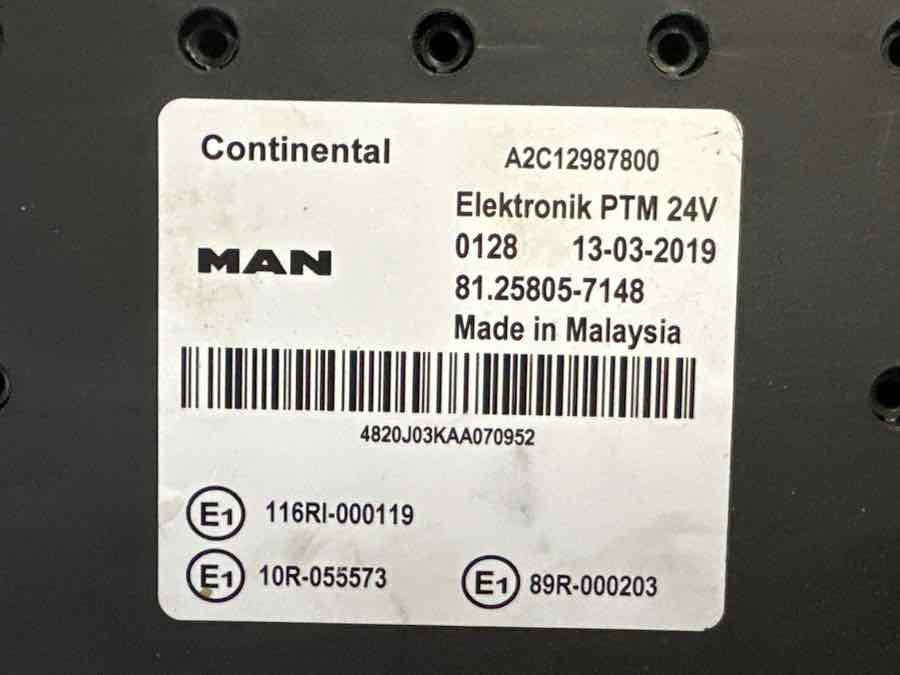 MAN ECU PTM 81.25805-7148 - Elektrisüsteem - Veoauto: pilt 2 MAN ECU PTM 81.25805-7148 - Elektrisüsteem - Veoauto: pilt 2