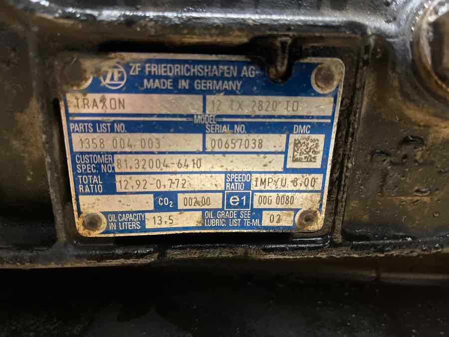 MAN GEARBOX 12TX2820 TO // 81.32004-6410 - Käigukast - Veoauto: pilt 3 MAN GEARBOX 12TX2820 TO // 81.32004-6410 - Käigukast - Veoauto: pilt 3