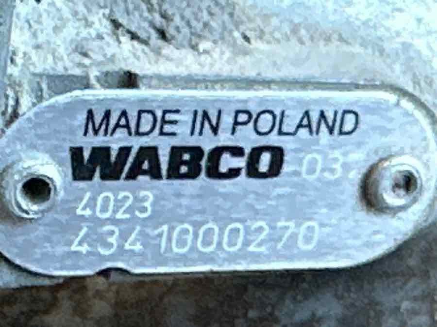 EKERI WABCO VALVE 4341000270 - Muu seadmestik: pilt 2 EKERI WABCO VALVE 4341000270 - Muu seadmestik: pilt 2