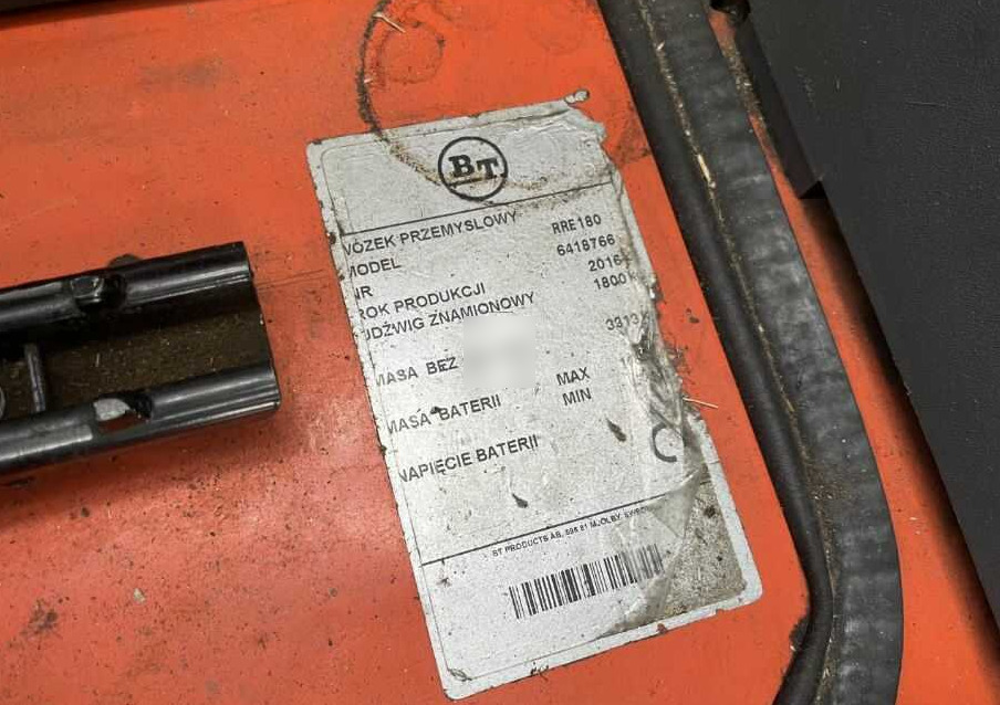 BT RRE180 - Lükandmastiga tõstuk: pilt 4 BT RRE180 - Lükandmastiga tõstuk: pilt 4