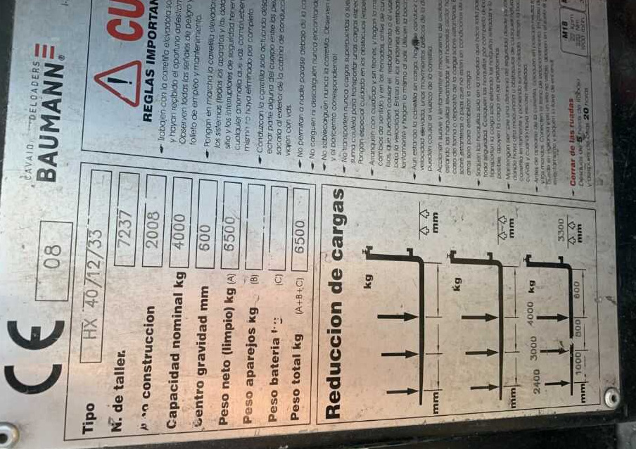 Baumann HX40/12/33 - Küljelaadur: pilt 4 Baumann HX40/12/33 - Küljelaadur: pilt 4