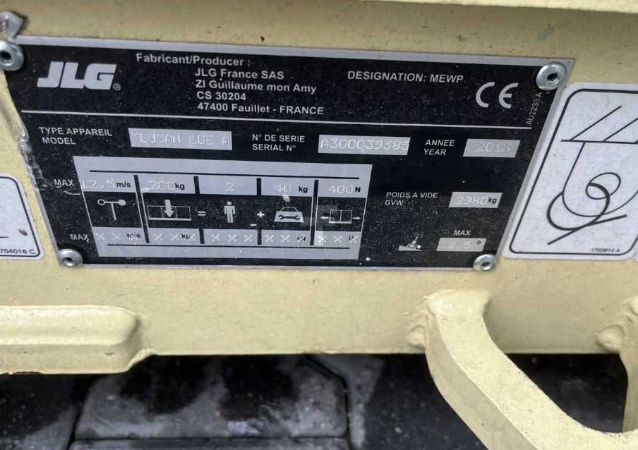 JLG Toucan 10EA - Masttõstuk: pilt 4 JLG Toucan 10EA - Masttõstuk: pilt 4