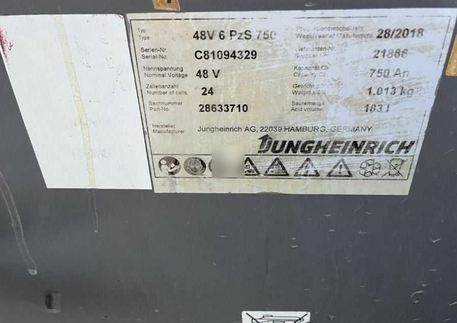 Jungheinrich EFG220 - Elektritõstuk: pilt 5 Jungheinrich EFG220 - Elektritõstuk: pilt 5