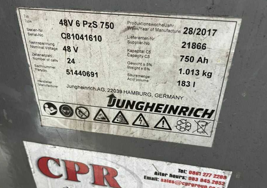 Jungheinrich EFG318 - Elektritõstuk: pilt 5 Jungheinrich EFG318 - Elektritõstuk: pilt 5