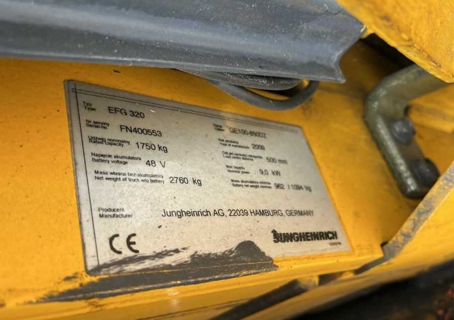 Jungheinrich EFG320 - Elektritõstuk: pilt 4 Jungheinrich EFG320 - Elektritõstuk: pilt 4