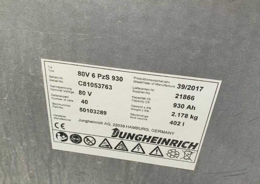 Jungheinrich EFGS40 - Elektritõstuk: pilt 5 Jungheinrich EFGS40 - Elektritõstuk: pilt 5