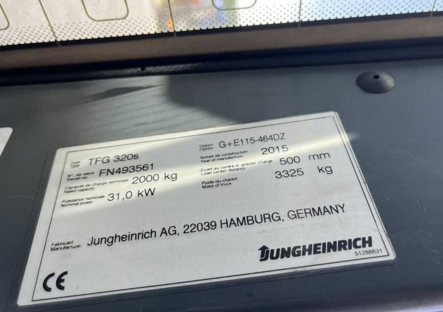 Jungheinrich TFG320s - Gaasitõstuk: pilt 4 Jungheinrich TFG320s - Gaasitõstuk: pilt 4
