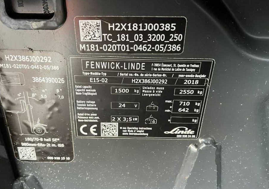 Linde E15-02 - Elektritõstuk: pilt 4 Linde E15-02 - Elektritõstuk: pilt 4
