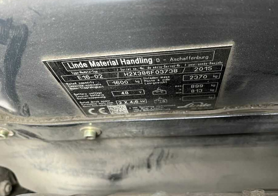 Linde E16C-02 - Elektritõstuk: pilt 4 Linde E16C-02 - Elektritõstuk: pilt 4