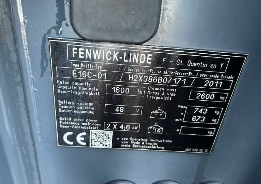 Elektritõstuk Linde E16C: pilt 9