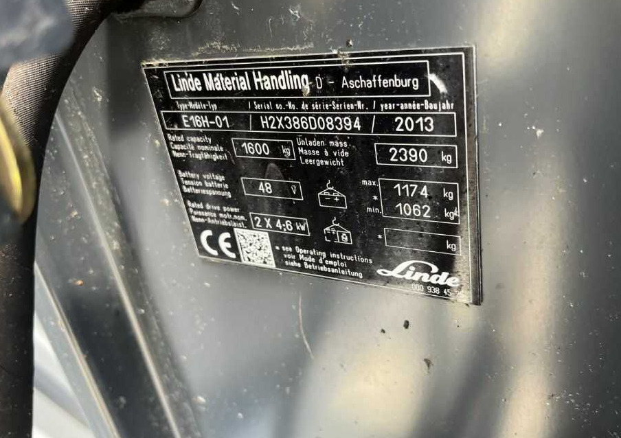 Linde E16H-02 - Elektritõstuk: pilt 4 Linde E16H-02 - Elektritõstuk: pilt 4