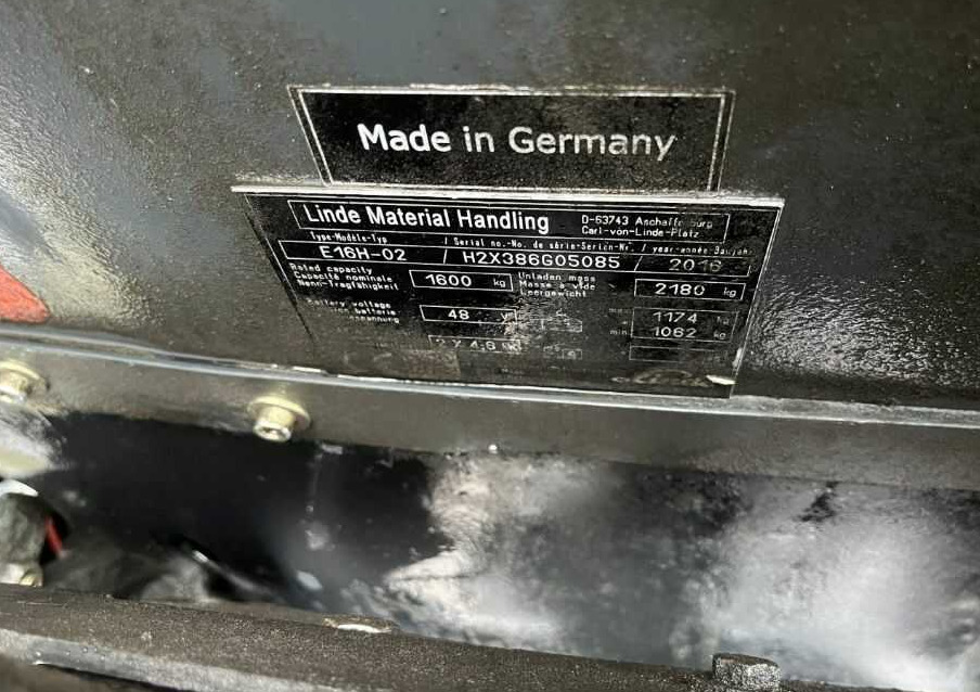 Linde E16H-02 - Elektritõstuk: pilt 4 Linde E16H-02 - Elektritõstuk: pilt 4