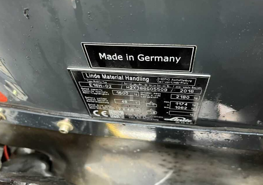 Linde E16H-02 - Elektritõstuk: pilt 4 Linde E16H-02 - Elektritõstuk: pilt 4