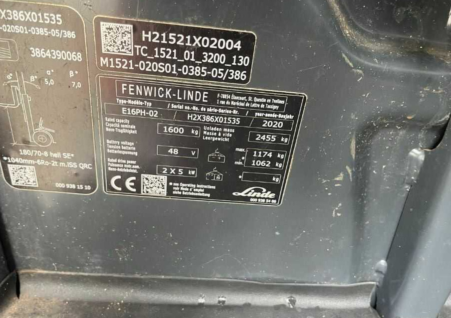 Linde E16PH-02 - Elektritõstuk: pilt 4 Linde E16PH-02 - Elektritõstuk: pilt 4
