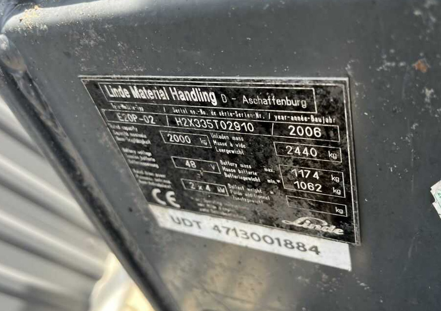 Linde E20P-02 - Elektritõstuk: pilt 4 Linde E20P-02 - Elektritõstuk: pilt 4