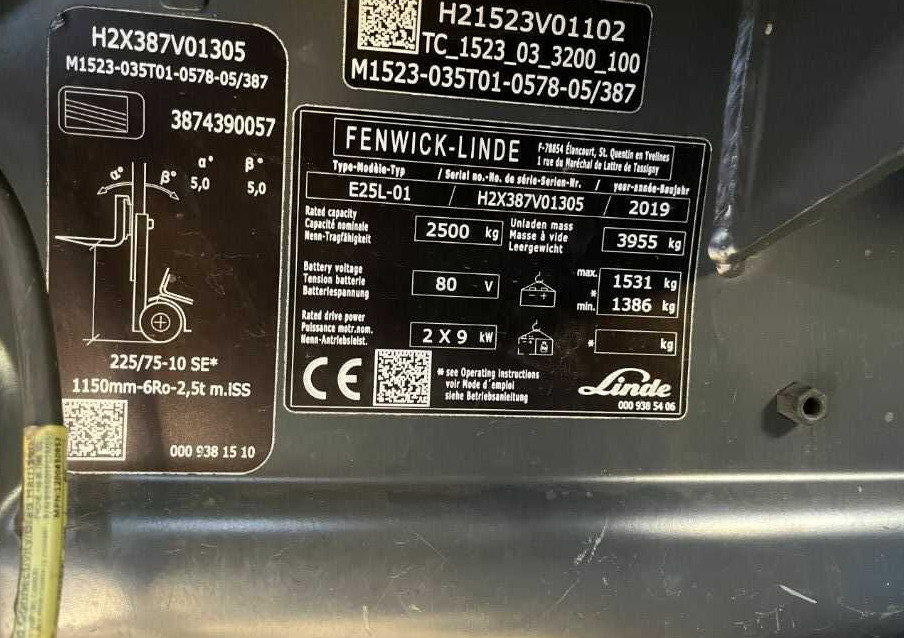 Linde E25-02 - Elektritõstuk: pilt 4 Linde E25-02 - Elektritõstuk: pilt 4