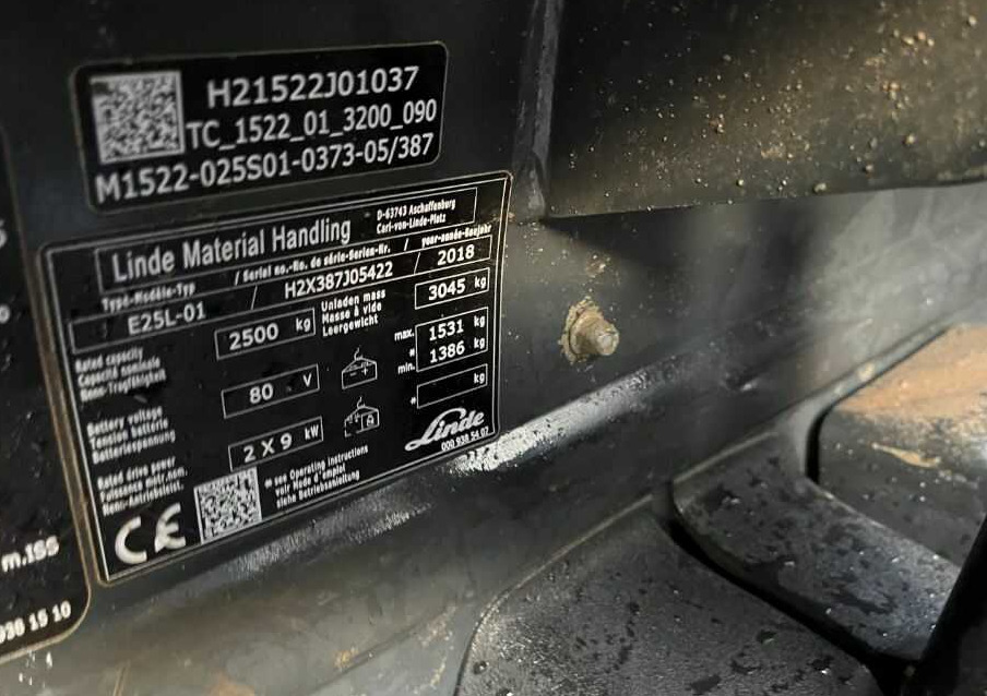 Elektritõstuk Linde E25L-01: pilt 7