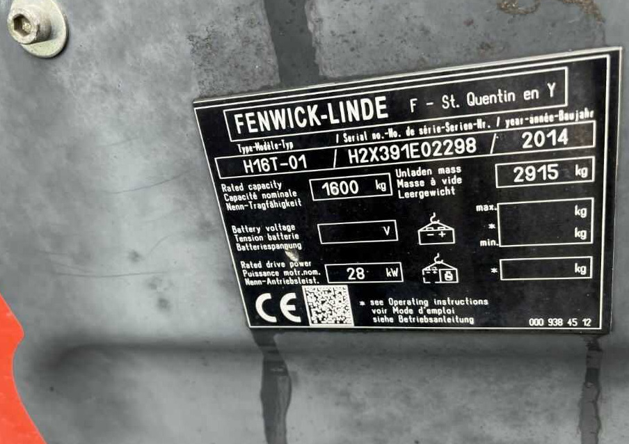 Linde H16T-01 - Gaasitõstuk: pilt 4 Linde H16T-01 - Gaasitõstuk: pilt 4