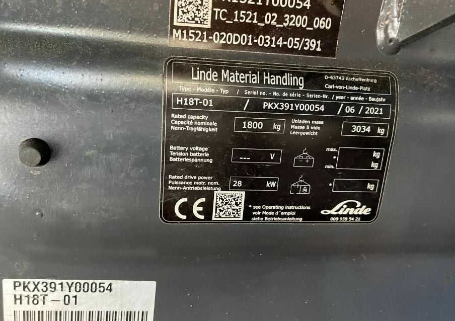 Linde H18T-01 - Gaasitõstuk: pilt 4 Linde H18T-01 - Gaasitõstuk: pilt 4