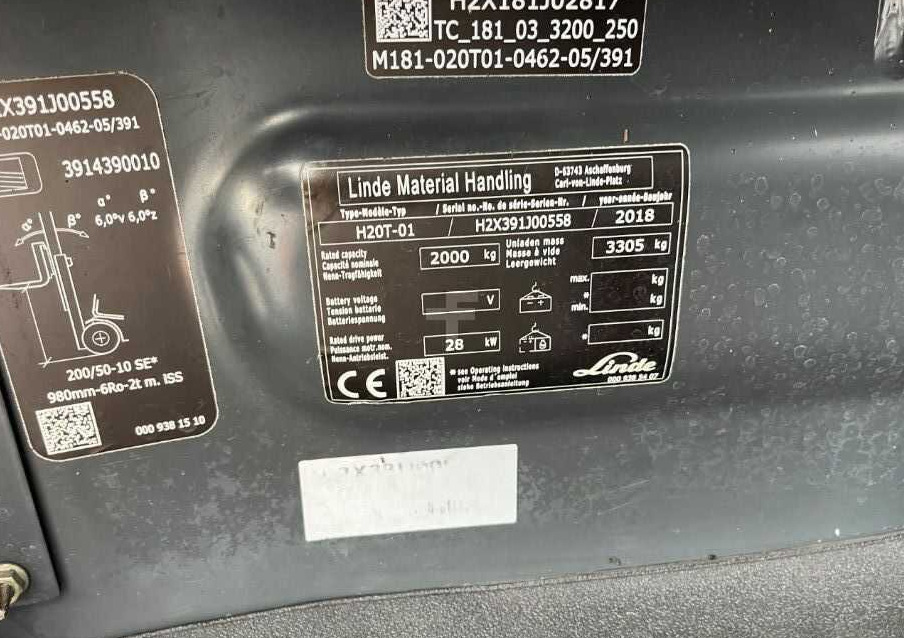 Linde H20T-01 - Gaasitõstuk: pilt 4 Linde H20T-01 - Gaasitõstuk: pilt 4