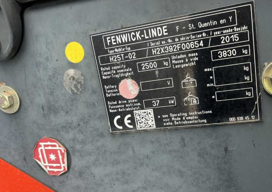 Linde H25T-02 - Gaasitõstuk: pilt 4 Linde H25T-02 - Gaasitõstuk: pilt 4