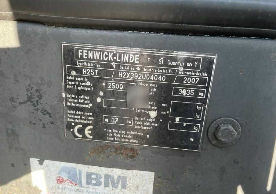 Linde H25T - Gaasitõstuk: pilt 4 Linde H25T - Gaasitõstuk: pilt 4